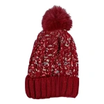 Gorro de lana pompón Hw-058 - Imagen 4