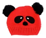 Gorro de lana diseño oso panda Hw-054