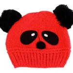 Gorro de lana diseño oso panda Hw-054