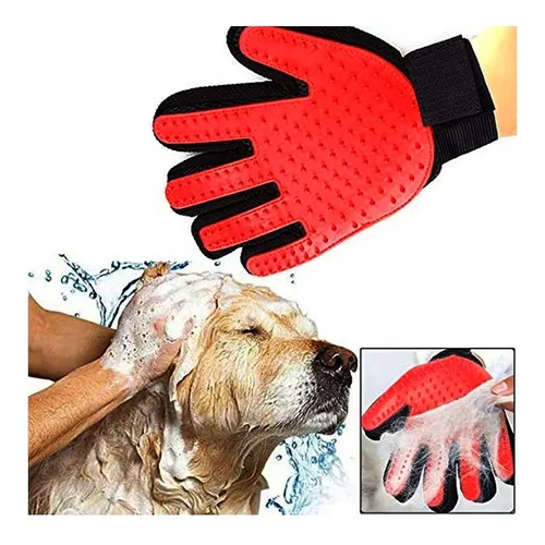 Guante Saca Pelos Mascotas Masaje Perro Gato Silicona - Image 4