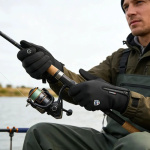 Guantes Térmicos Con Cierre Invierno Esquiar Tactil Touch M Negro - Imagen 11