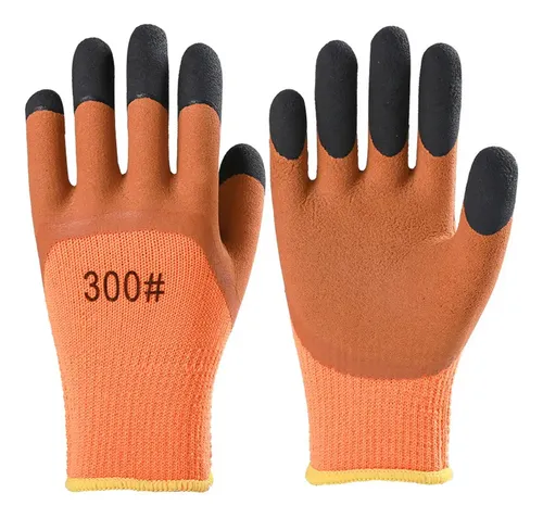 Guantes Trabajo Antideslizantes Reforzados Tela Y Goma 300# - Image 4
