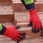 Guantes Trabajo Antideslizantes Reforzados Tela Y Goma 300# - Image 14