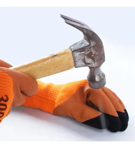 Guantes Trabajo Antideslizantes Reforzados Tela Y Goma 300# - Image 2