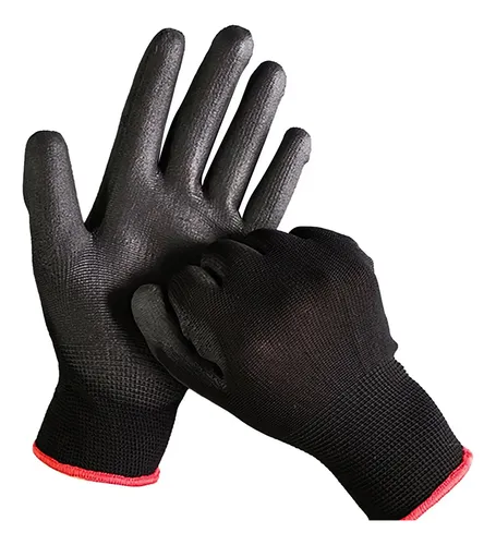 Guantes Trabajo Antideslizantes Reforzados Tela Y Goma 300# - Image 15