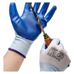 Guantes Trabajo Antideslizantes Reforzados Tela Y Goma 300# - Image 6