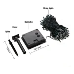 Guirnaldas multicolor 90 luces LED solares 10 mts - Imagen 7