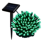 Guirnalda Cadena Luz 180 Led Verde Luces Solar 20 Mts 623