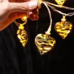 Guirnalda luces en forma de corazón LED cálidas 15314 - Image 9