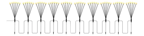 Guirnalda de luciérnagas luces 10 estacas con 60 bolas LED Lj40 - Imagen 4