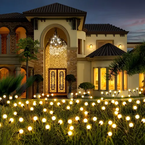 Guirnalda de luciérnagas luces 10 estacas con 60 bolas LED Lj40 - Imagen 6