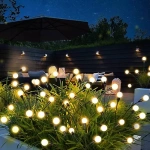 Guirnalda de luciérnagas luces 10 estacas con 60 bolas LED Lj40 - Imagen 3