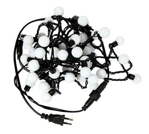 Guirnalda de luces led con bolas multicolor RGB - 7,5 mts - Image 4