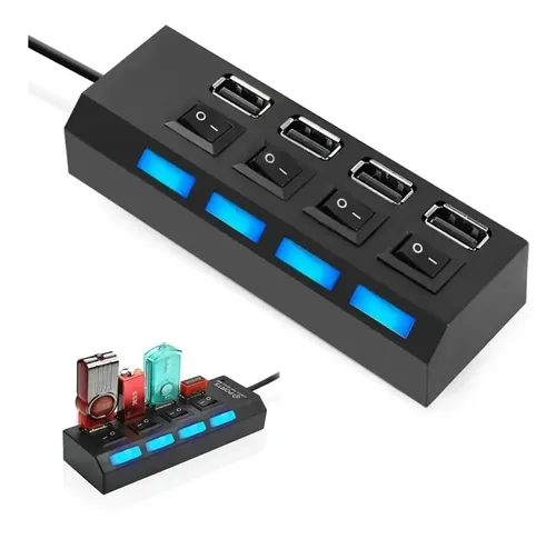 Hub adaptador de 4 puertos USB 2.0 - Imagen 2