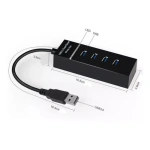 Hub Usb 3.0 De Alta Velocidad 4 Puertos Carga Rapida Y Datos - Imagen 3