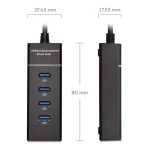 Hub Usb 3.0 De Alta Velocidad 4 Puertos Carga Rapida Y Datos - Imagen 6
