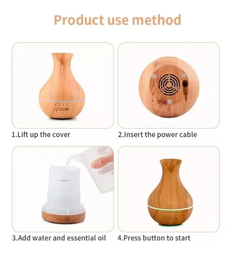 Humidificador Aromatizador Ultrasonico Al Agua 120ml Mt8739 - Image 3