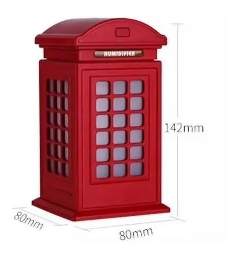 Humidificador Led Multicolor Cabina De Telefono Londres Usb - Image 7
