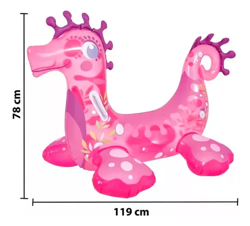 Inflable diseño caballito de mar infantil 21325 - Imagen 4