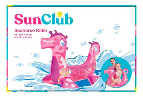 Inflable diseño caballito de mar infantil 21325 - Imagen 3
