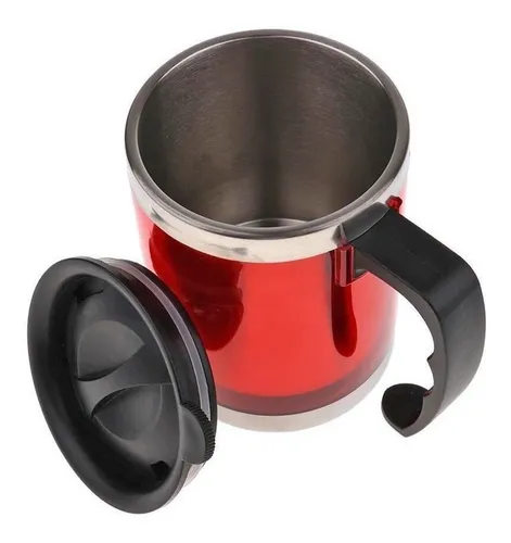 Jarro Vaso Termico De Acero Inoxidable Con Manija 350cc - Image 2