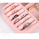 Joyero caja organizador para accesorios anillo joyas S0335 - Imagen 6