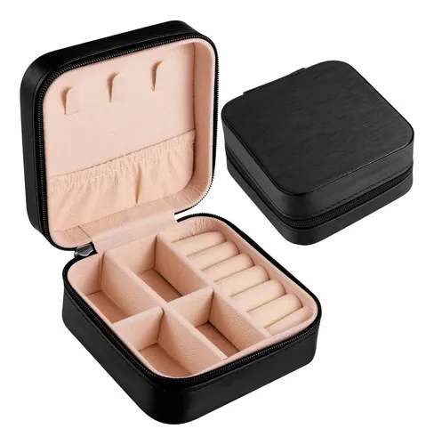 Joyero caja organizador portátil viajero anillos aros 14079 - Image 27