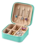 Joyero caja organizador portátil viajero anillos aros 14079