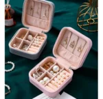 Joyero caja organizador portátil viajero anillos aros 14079 - Image 8