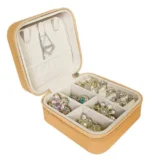 Joyero caja organizador portátil viajero anillos aros 14079 - Image 28