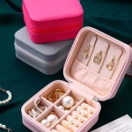Joyero caja organizador portátil viajero anillos aros 14079 - Image 20