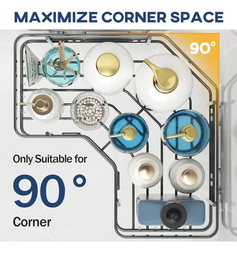 Soporte esquinero de baño 5 estantes F205 - Imagen 15