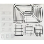 Soporte esquinero de baño 5 estantes F205 - Imagen 10