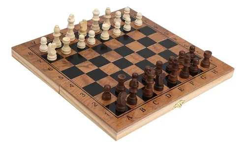 Juego 3 en 1 ajedrez damas y backgammon - Image 6