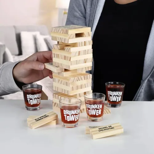 Juego de mesa yenga + 4 vasos shot - Image 5