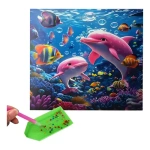 Kit pintura 5D con diamantes 30x40 cm – imagen 98