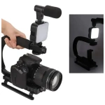 Kit Streaming Micrófono Soporte Celular Luz Led Ay49 – accesorios incluidos