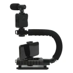 Kit Streaming Micrófono Soporte Celular Luz Led Ay49 – vista superior
