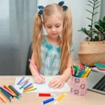 Kit valija 150 piezas de arte lápices fibrones colores 560428 - Image 16