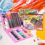 Kit valija 150 piezas de arte lápices fibrones colores 560428 - Image 12