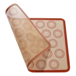 Lamina Antiadherente Silicona Circulos Para Macarons Horno