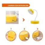 Velador led flexible de escritorio 3 intensidades - Modelo cítrico - Image 5