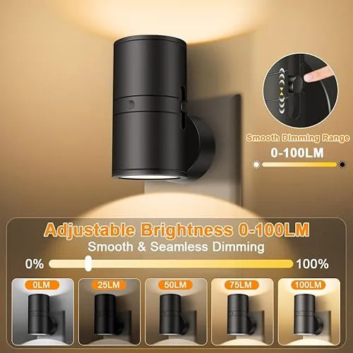 Lampara De Pared Led Sensor Oscuridad Luz Nocturna Yl-001 Blanco - Image 2
