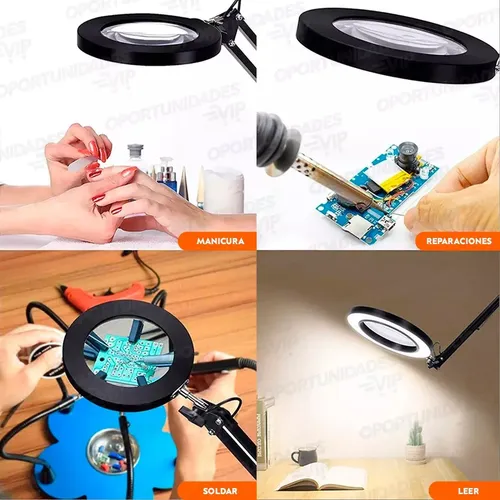 Lámpara LED con lupa Mt332 - Image 3