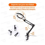 Lámpara LED con lupa Mt332 - Image 4