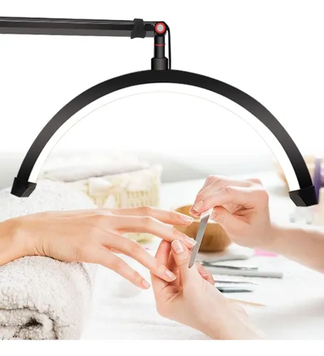 Lampara led media luna maquillaje estetica soporte hd-m2x - Image 7