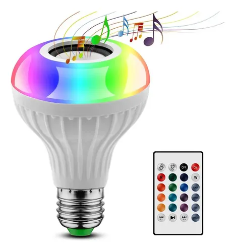 Foco led multicolor con parlante bluetooth Smart Speaker - Image 3