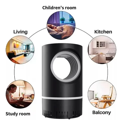 Lampara Repelente Atrapa Insectos Mata Mosquitos Usb Ln6008 - Image 15