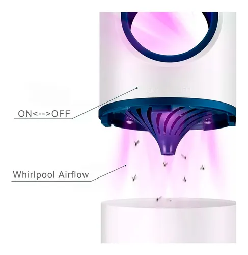 Lampara Repelente Atrapa Insectos Mata Mosquitos Usb Ln6008 - Image 14