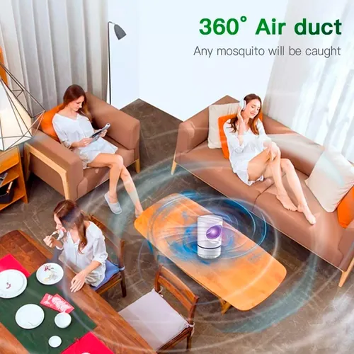 Lampara Repelente Atrapa Insectos Mata Mosquitos Usb Ln6008 - Image 9